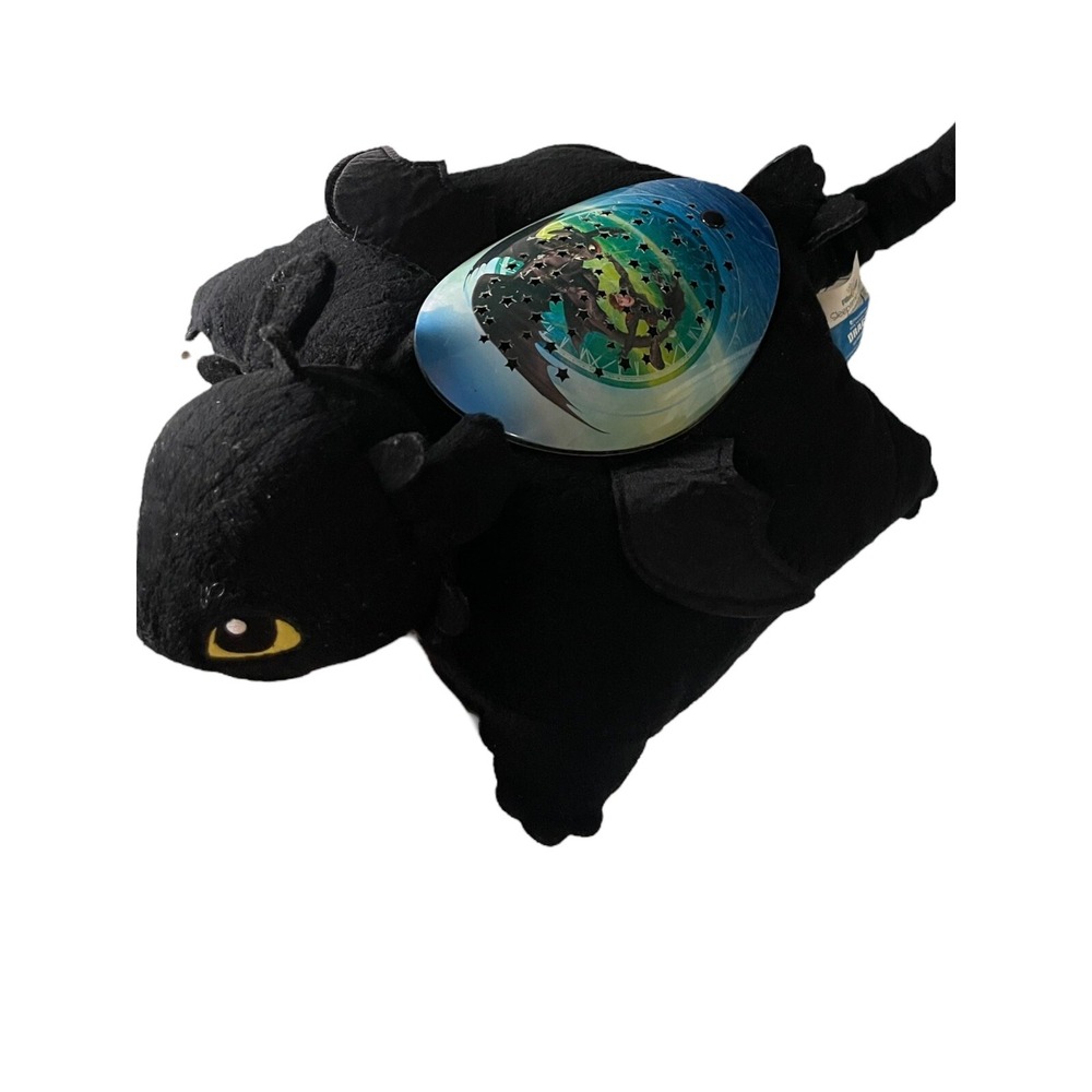 Pillow Pets Toothless Star Projector Sleeptime Plush How To Train Your Dragon - Picture 6 of 7